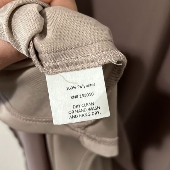 SHOW ME YOUR MUMU Beige/Brown Lace Up Mini Dress, Size S - Picture 8 of 9